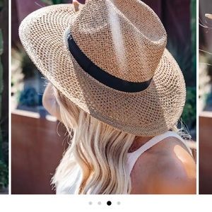Vici straw hat. Cute for the summer!
